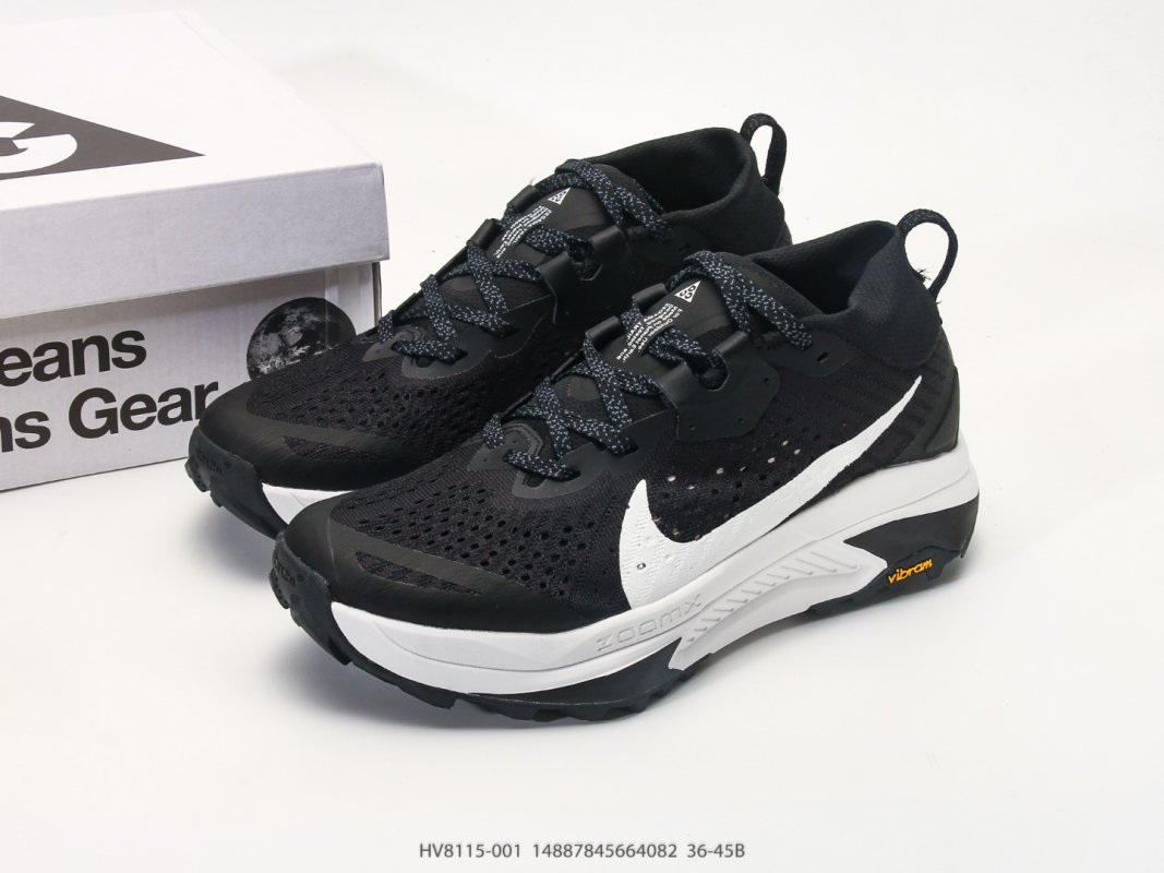 Nike Pegasus Trail 6 Black White UA Replica view