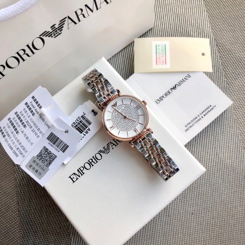 Emporio Armani AR1926 Women's Rose Gold Watch Replica view