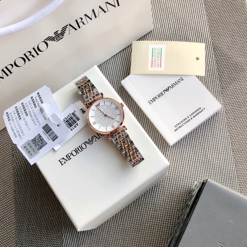 Emporio Armani AR1926 Women's Rose Gold Watch Replica view