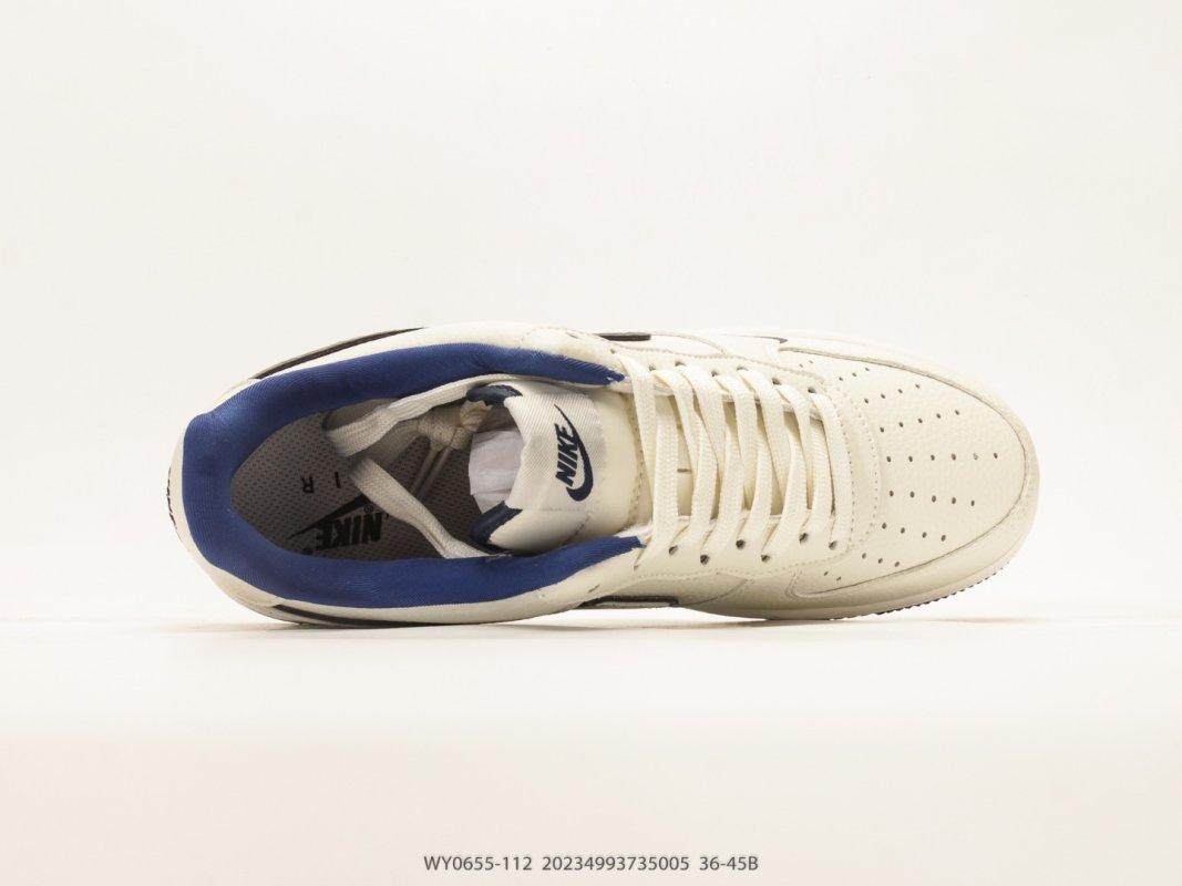 Nike Air Force 1 '07 Low Cream Navy Collaboration Sneaker view