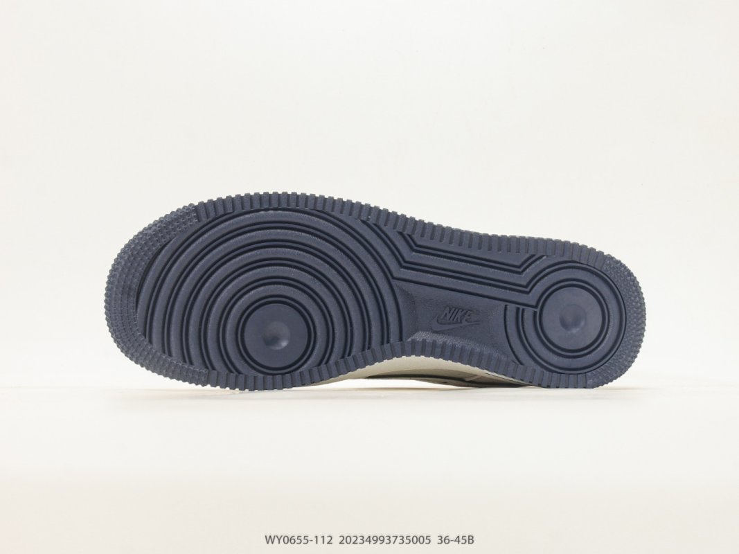Nike Air Force 1 '07 Low Cream Navy Collaboration Sneaker view