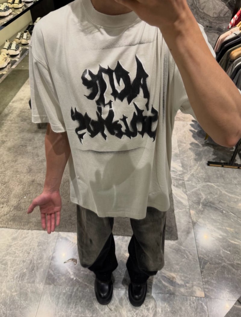 Stüssy Graffiti Logo White T-Shirt view
