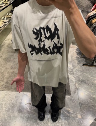 Stüssy Graffiti Logo White T-Shirt view 2