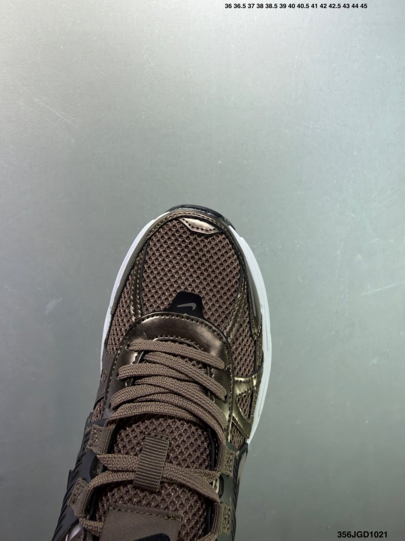 Nike V2K Runtekk Low Black White Vintage Retro Running Shoe view