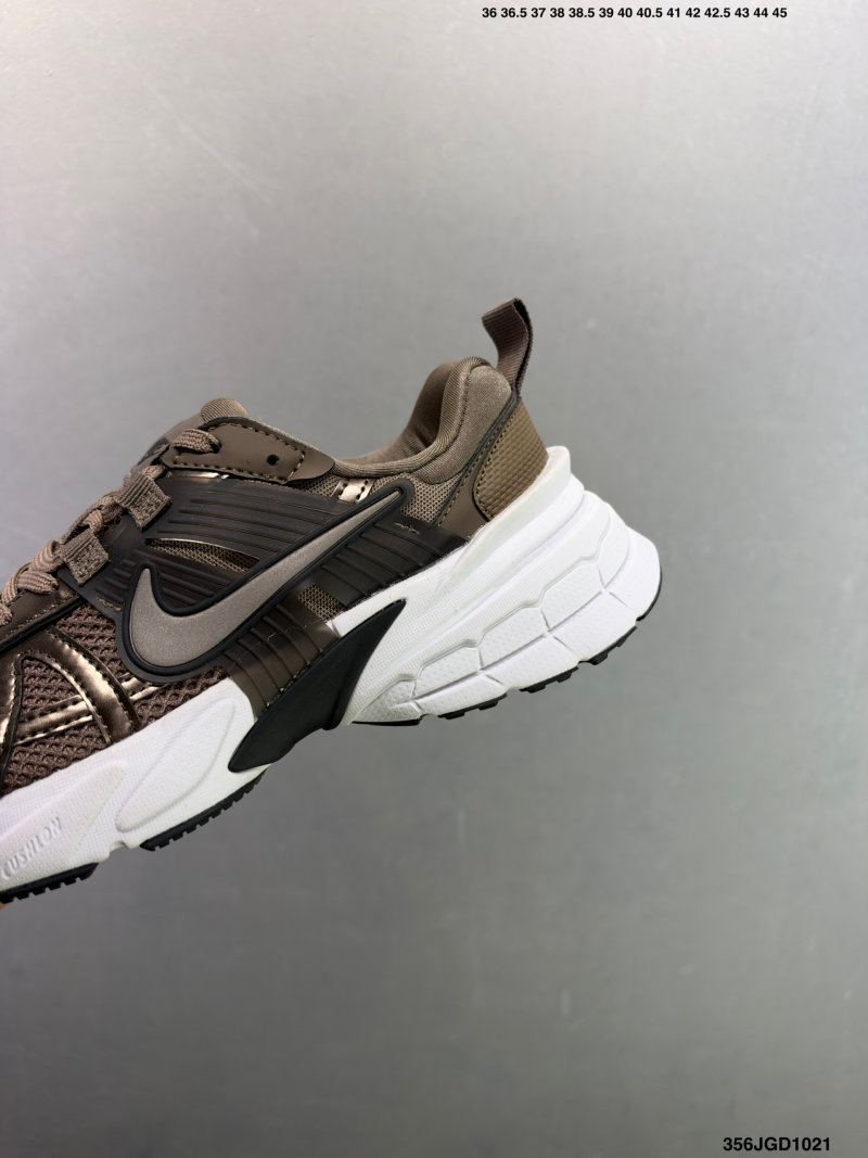 Nike V2K Runtekk Low Black White Vintage Retro Running Shoe view