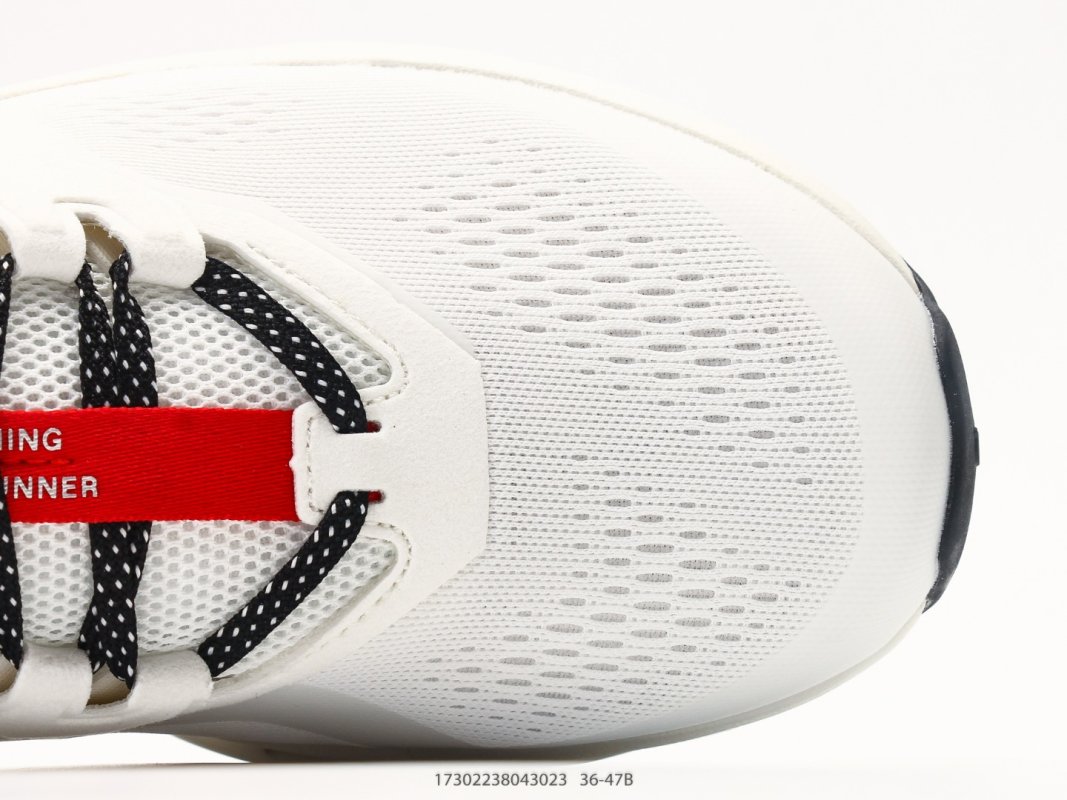 On Cloudmonster 3 White Red Black Low-Top Running Shoe view