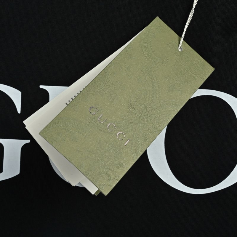 Gucci Classic GG Interlocking Print Black Short Sleeve T-Shirt view