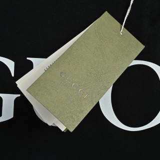Gucci Classic GG Interlocking Print Black Short Sleeve T-Shirt view 6