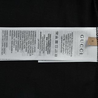 Gucci Classic GG Interlocking Print Black Short Sleeve T-Shirt view 9