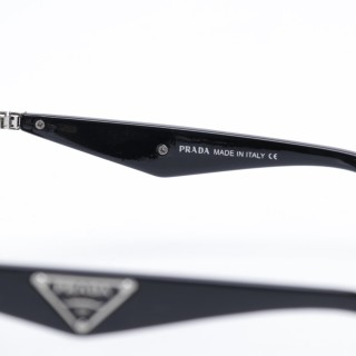 Prada Triangle Logo All-Over Print Aviator Sunglasses Silver view 8