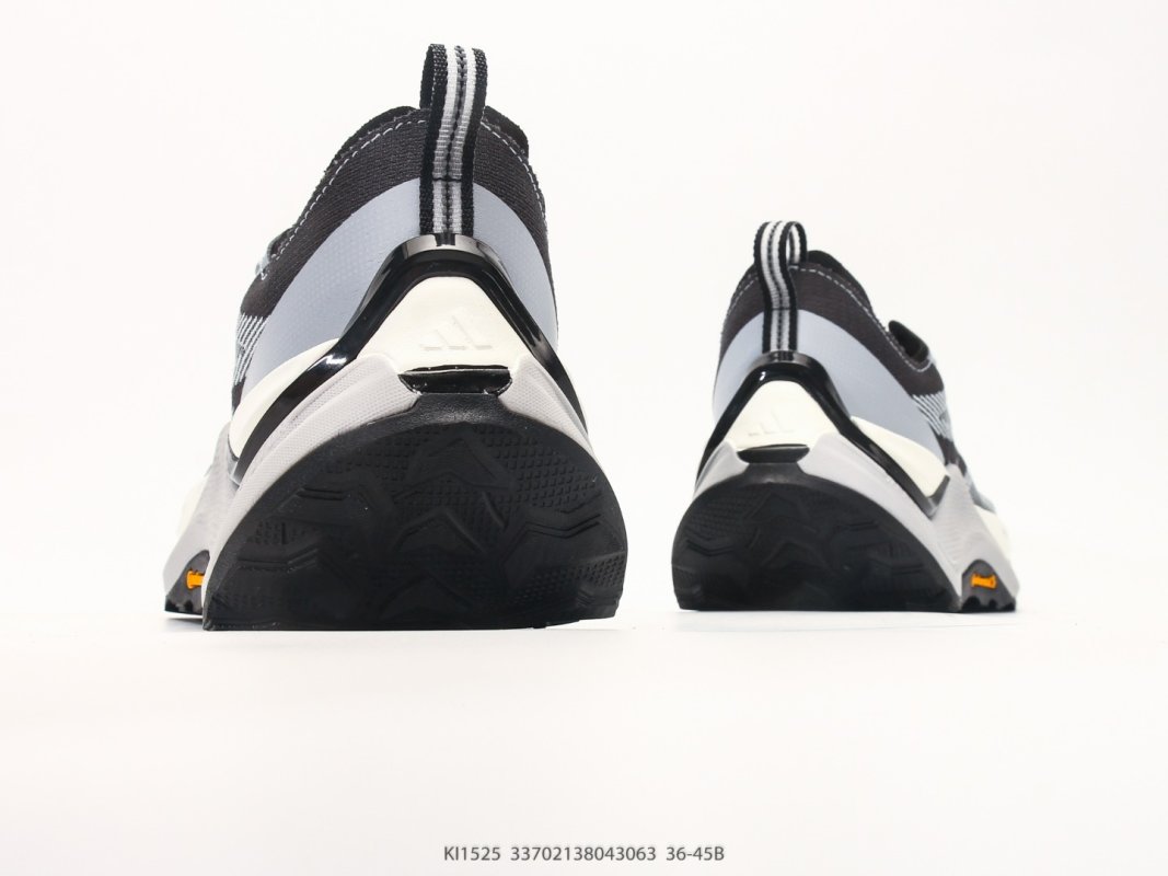 Adidas Holo Peak White Black Grey Trail Running Shoe view