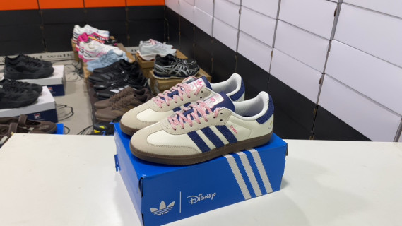 Adidas Samba OG Low Cream Navy Pink Replica Sneaker