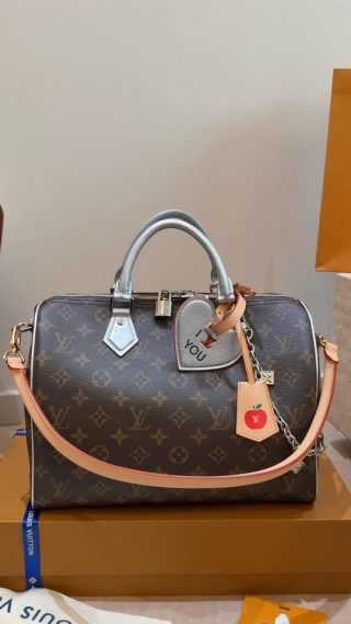 Louis Vuitton Speedy 30 Monogram Canvas Handbag Replica