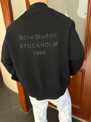 Acne Studios Stockholm 1996 Black Oversized Sweatshirt