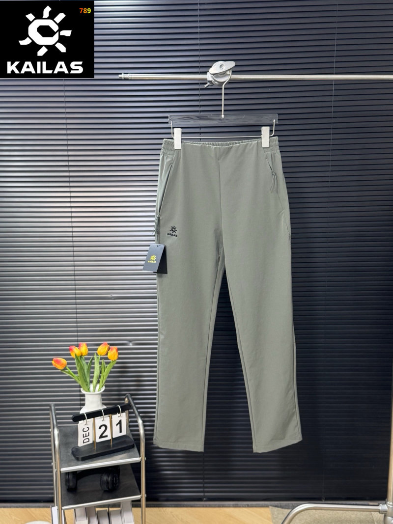 Kailas Men's Four-Way Stretch Quick-Dry Outdoor Casual Pants Light Gray