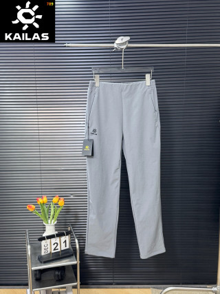 Kailas Men's Four-Way Stretch Quick-Dry Outdoor Casual Pants Light Gray view 2