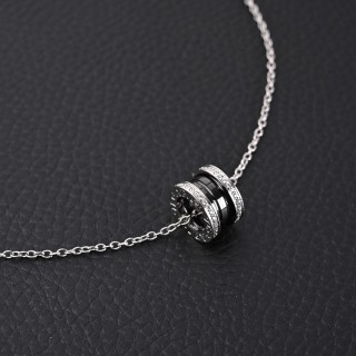 Bvlgari Serpenti 18K Gold Plated Diamond Pendant Necklace view 2