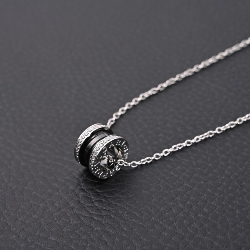 Bvlgari Serpenti 18K Gold Plated Diamond Pendant Necklace view