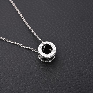 Bvlgari Serpenti 18K Gold Plated Diamond Pendant Necklace view 5