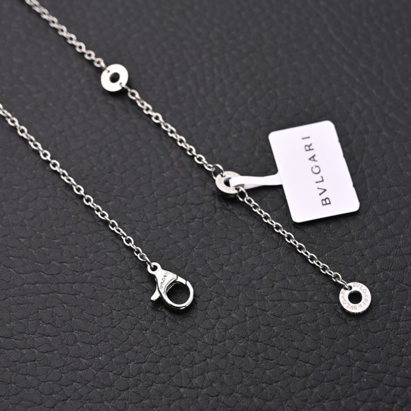 Bvlgari Serpenti 18K Gold Plated Diamond Pendant Necklace view