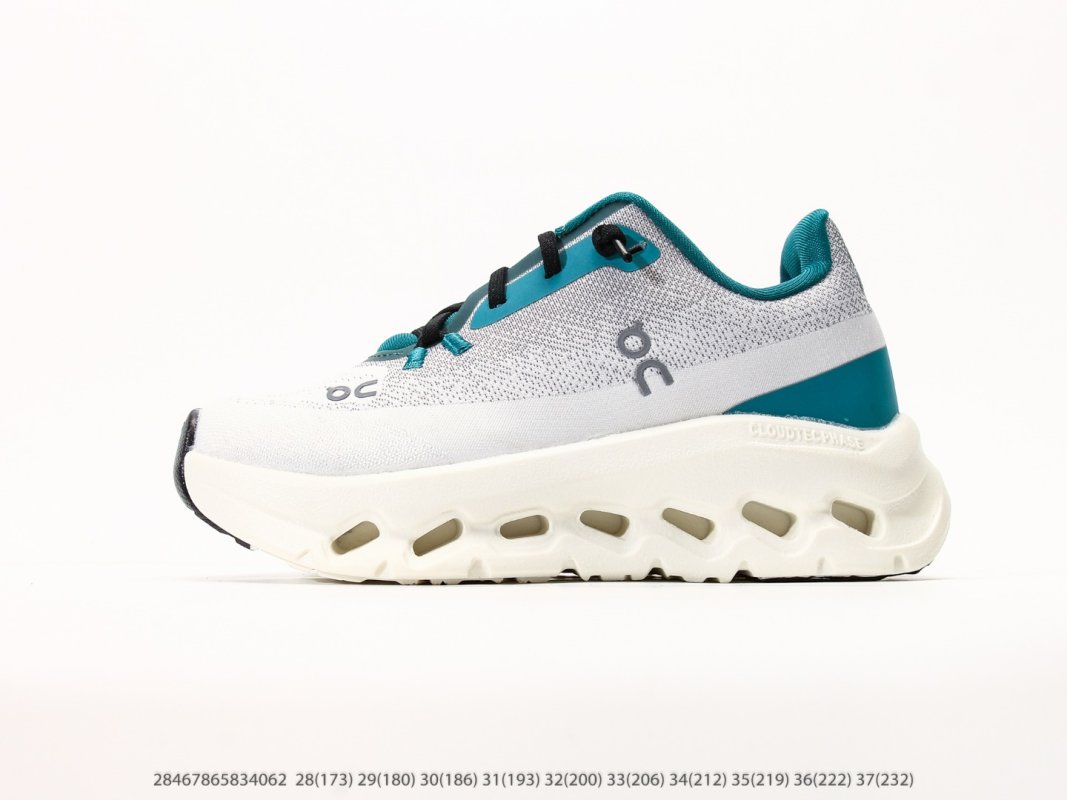 On Cloudtilt Kids Running Shoe White Teal