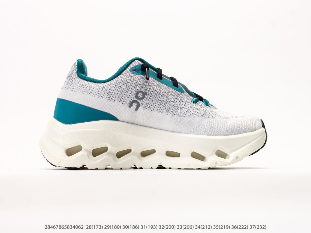 On Cloudtilt Kids Running Shoe White Teal view