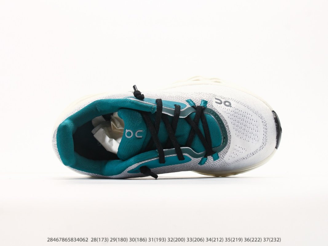 On Cloudtilt Kids Running Shoe White Teal view