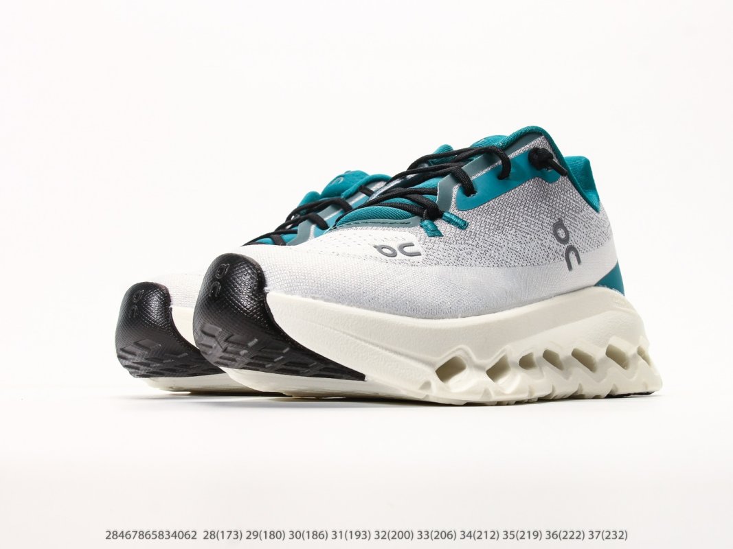 On Cloudtilt Kids Running Shoe White Teal view