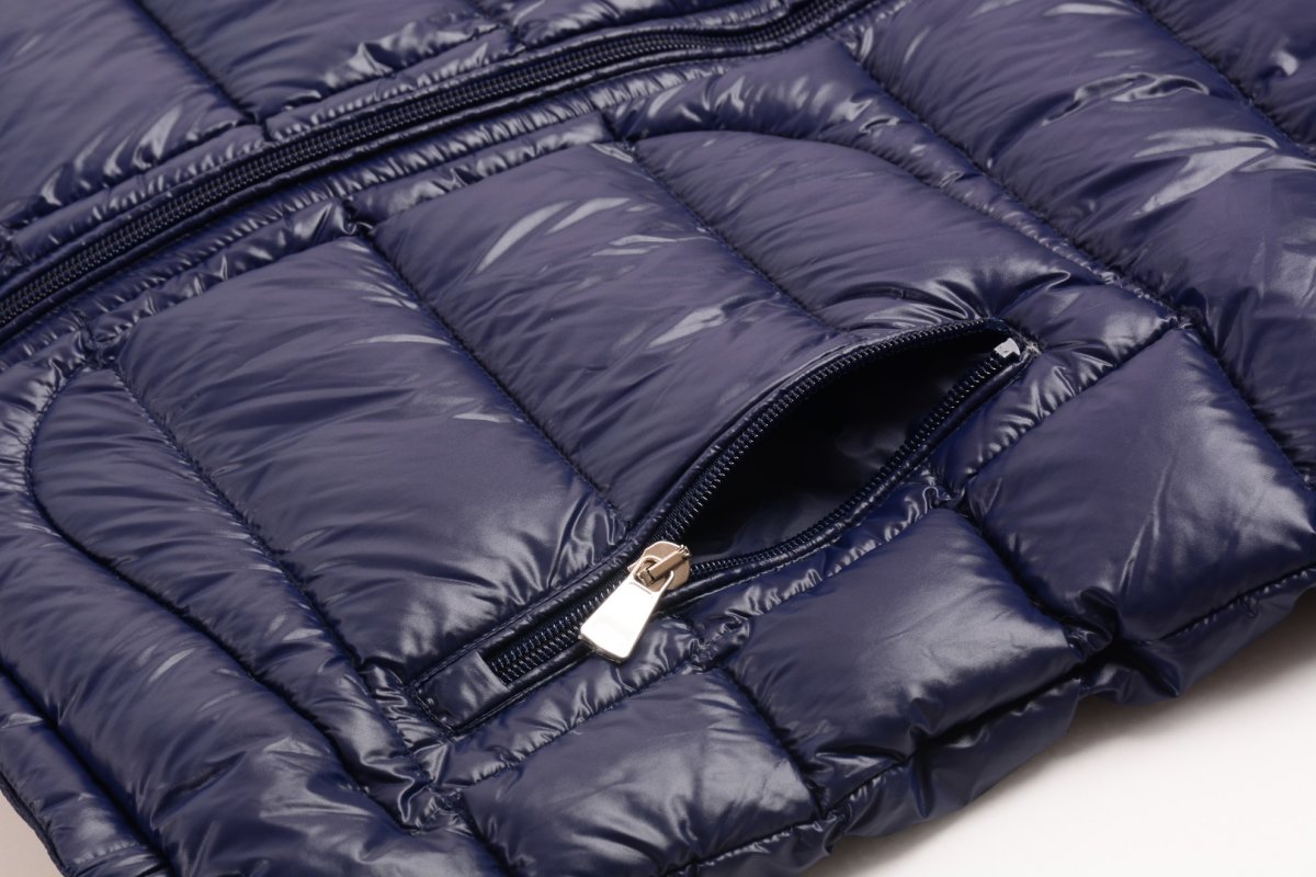 Moncler Acorus Lightweight Down Jacket Navy view