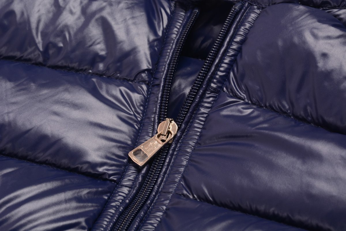 Moncler Acorus Lightweight Down Jacket Navy view
