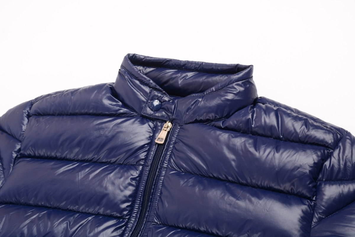 Moncler Acorus Lightweight Down Jacket Navy view