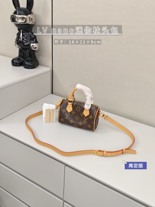 Miu Miu Arcadie Brown Leather Top Handle Bag view 6