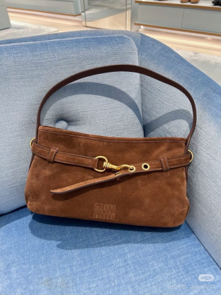 Gucci Horsebit Brown Suede Shoulder Bag view 3