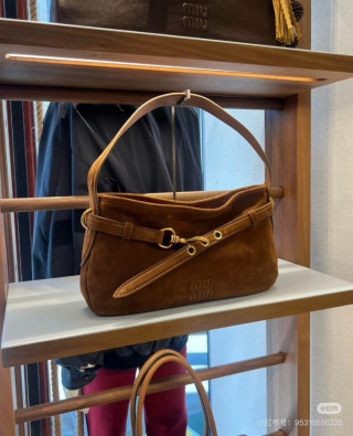 Gucci Horsebit Brown Suede Shoulder Bag view 6