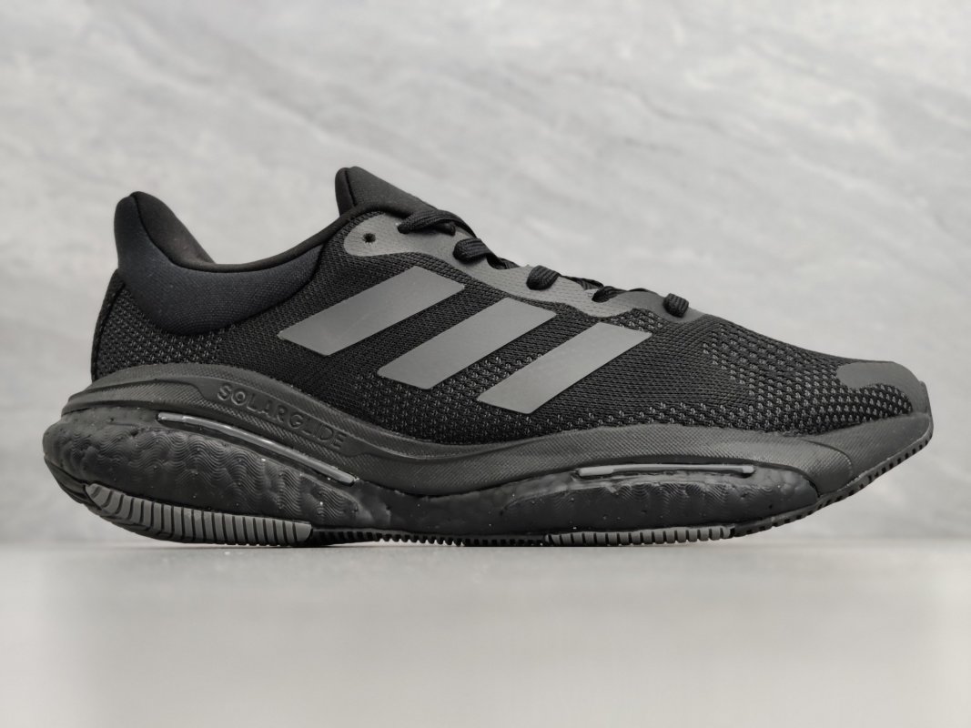 Adidas Solar Glide 5 Black Running Shoe UA Replica view