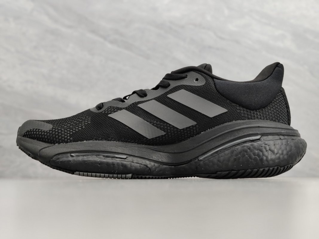 Adidas Solar Glide 5 Black Running Shoe UA Replica view