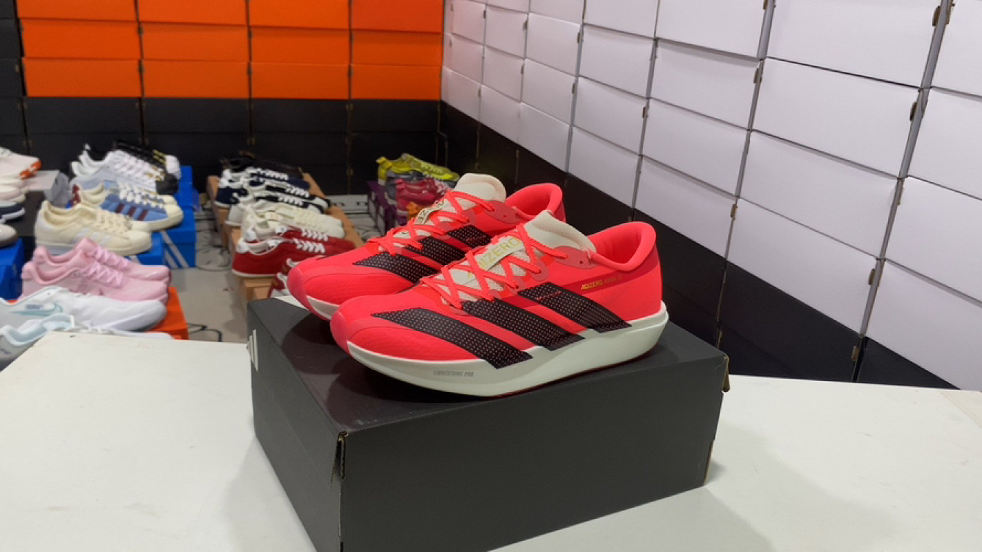 Adidas Adizero Adios 10 Red Black Running Shoe