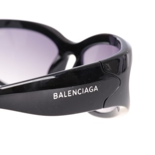 Balenciaga Cat Eye Sunglasses Black Gray Lens 24SS view 6