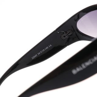 Balenciaga Cat Eye Sunglasses Black Gray Lens 24SS view 7