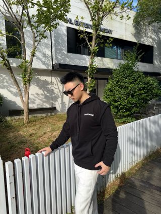 St. Barth Cross Graphic Black Hoodie view 3
