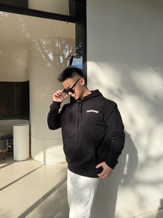 St. Barth Cross Graphic Black Hoodie view 4