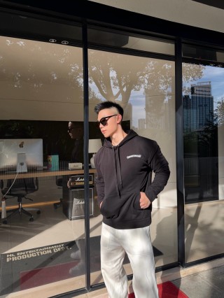 St. Barth Cross Graphic Black Hoodie view 5