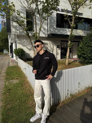 St. Barth Cross Graphic Black Hoodie view 9