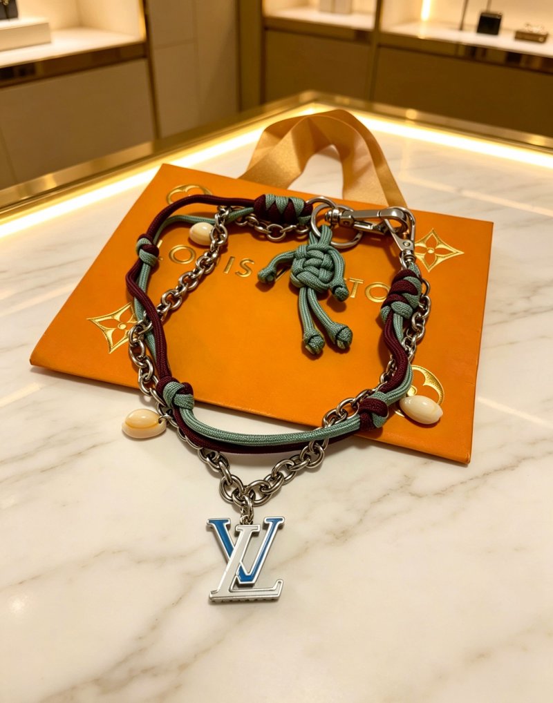 Louis Vuitton LV Anger Forest Keychain Charm Bracelet