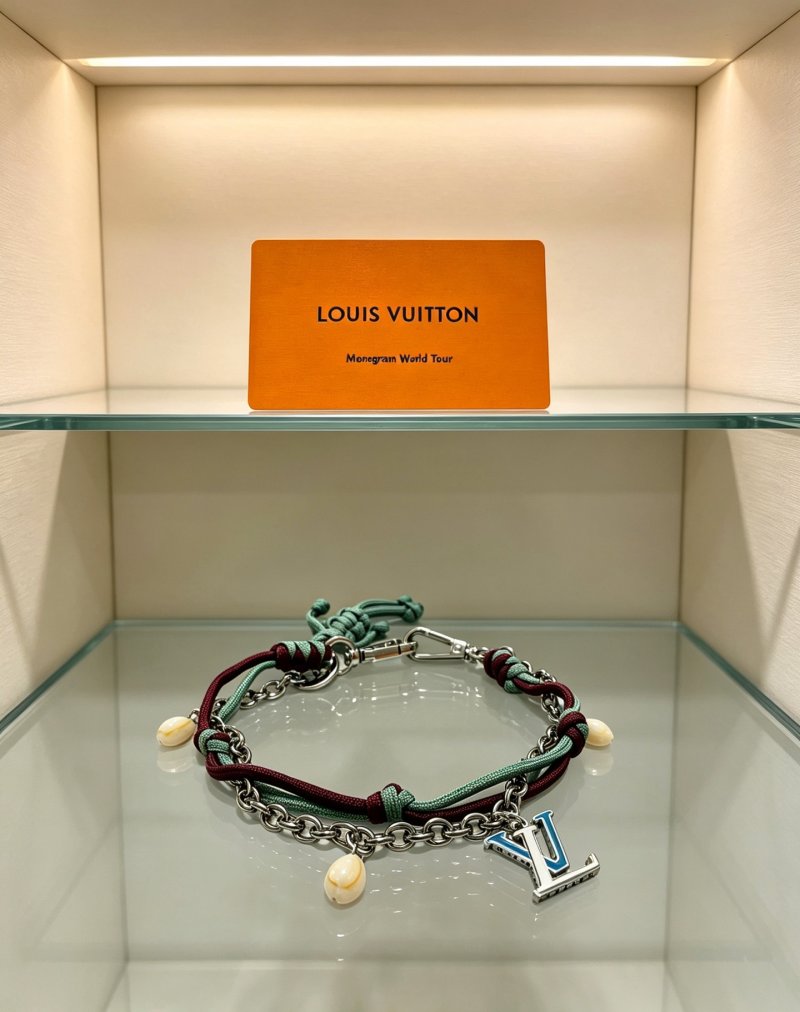 Louis Vuitton LV Anger Forest Keychain Charm Bracelet view