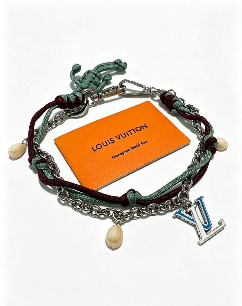 Louis Vuitton LV Anger Forest Keychain Charm Bracelet view