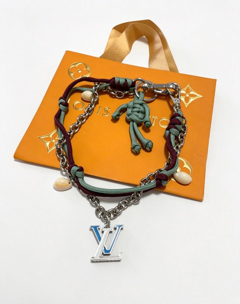 Louis Vuitton LV Anger Forest Keychain Charm Bracelet view