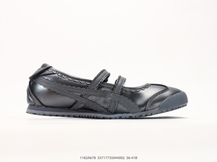 Onitsuka Tiger Mexico 66 TGRS Black Leather Mary Jane Low-Top Sneaker view 2