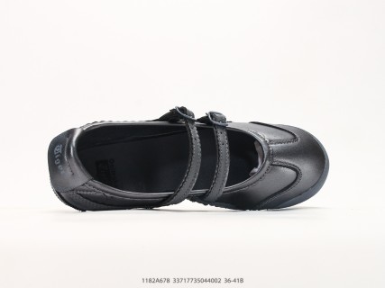 Onitsuka Tiger Mexico 66 TGRS Black Leather Mary Jane Low-Top Sneaker view 3