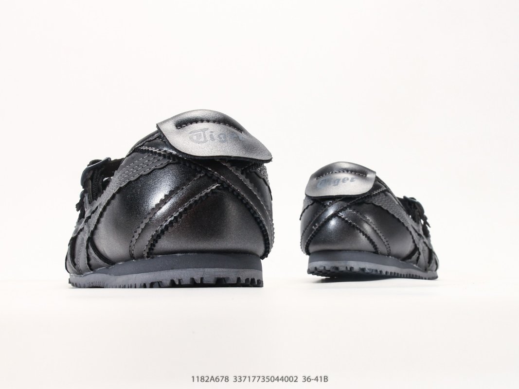 Onitsuka Tiger Mexico 66 TGRS Black Leather Mary Jane Low-Top Sneaker view